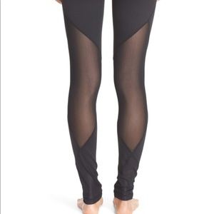 Zella high waist mesh cut-out black leggings *NBW